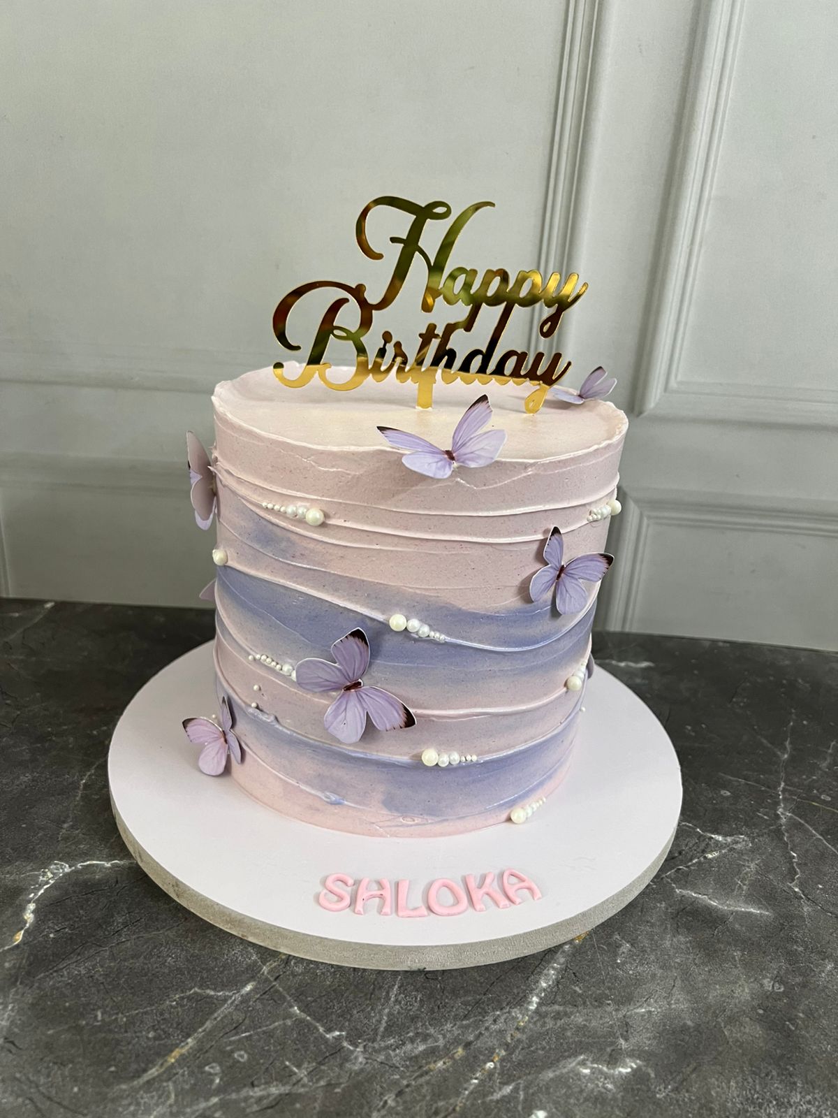 Birthday Cake - Butterfly Theme
